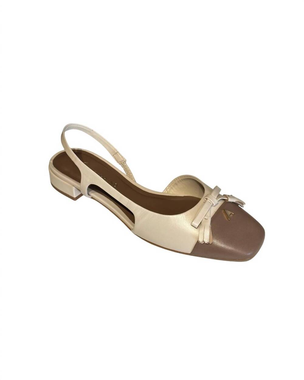 NEW CARRANO women's merida slingback ballerina pumps in mocha
